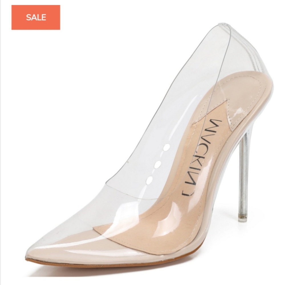 🔥🔥 PointedToe Clear/Lucite Pumps - Picture 7 of 8